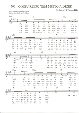 Catholic Church Music (Músicas Católicas)  score for Keyboard