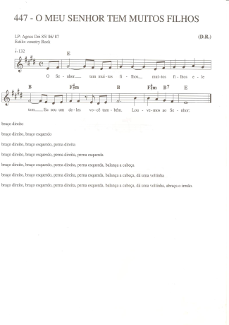 Catholic Church Music (Músicas Católicas)  score for Keyboard