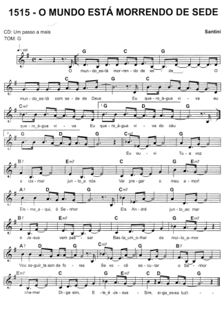 Catholic Church Music (Músicas Católicas)  score for Keyboard