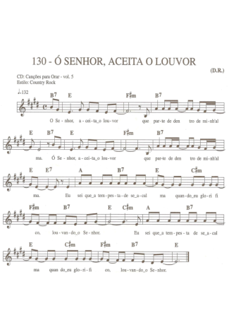 Catholic Church Music (Músicas Católicas)  score for Keyboard