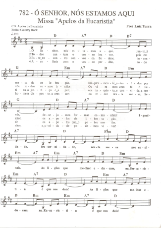 Catholic Church Music (Músicas Católicas)  score for Keyboard