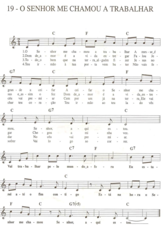 Catholic Church Music (Músicas Católicas)  score for Keyboard