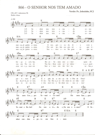 Catholic Church Music (Músicas Católicas)  score for Keyboard