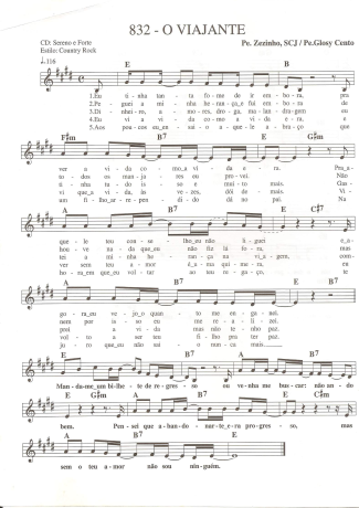 Catholic Church Music (Músicas Católicas) O Viajante score for Keyboard