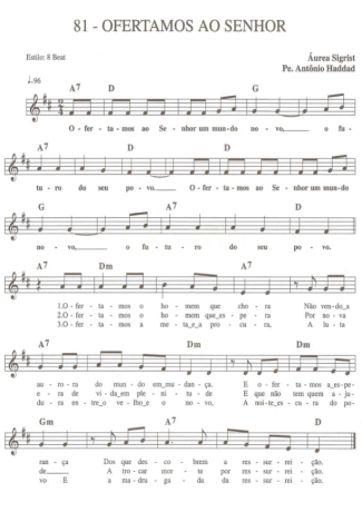 Catholic Church Music (Músicas Católicas)  score for Keyboard