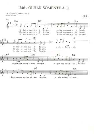 Catholic Church Music (Músicas Católicas)  score for Keyboard