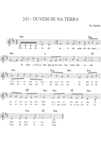 Catholic Church Music (Músicas Católicas)  score for Keyboard