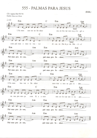 Catholic Church Music (Músicas Católicas)  score for Keyboard