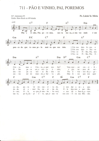 Catholic Church Music (Músicas Católicas)  score for Keyboard