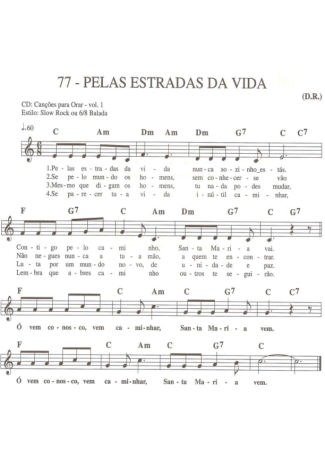 Catholic Church Music (Músicas Católicas)  score for Keyboard