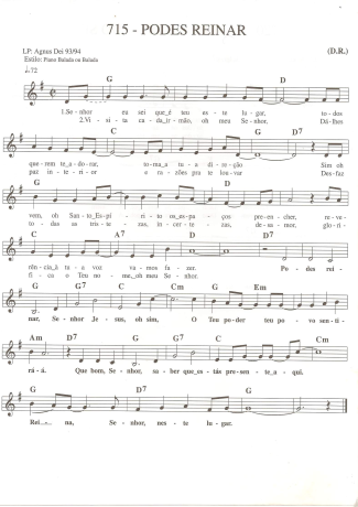 Catholic Church Music (Músicas Católicas) - Salmo do Matrimônio - Sheet  Music For Keyboard