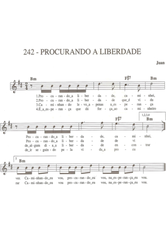 Catholic Church Music (Músicas Católicas) Procurando Liberdade score for Keyboard