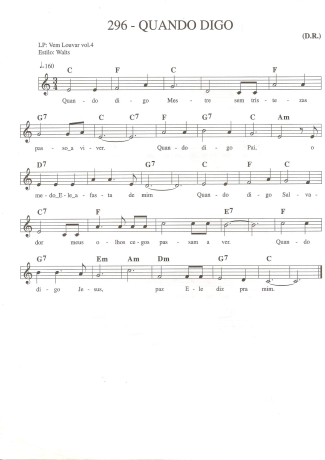 Catholic Church Music (Músicas Católicas)  score for Keyboard