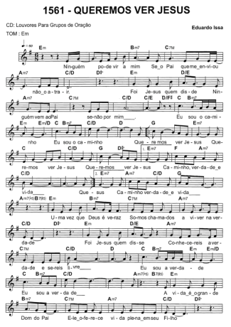 Catholic Church Music (Músicas Católicas)  score for Keyboard