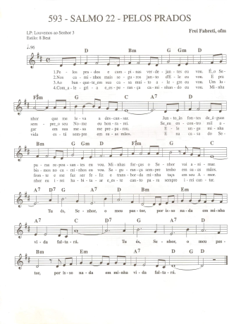 Catholic Church Music (Músicas Católicas)  score for Keyboard