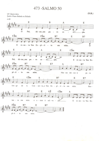 Catholic Church Music (Músicas Católicas)  score for Keyboard