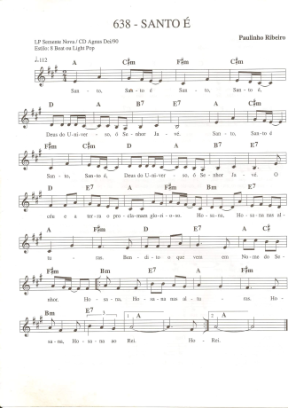 Catholic Church Music (Músicas Católicas)  score for Keyboard