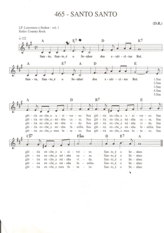 Catholic Church Music (Músicas Católicas)  score for Keyboard