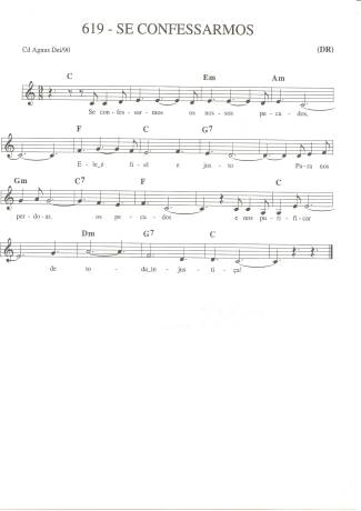 Catholic Church Music (Músicas Católicas)  score for Keyboard