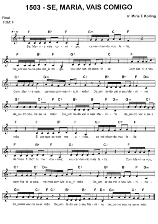 Catholic Church Music (Músicas Católicas)  score for Keyboard