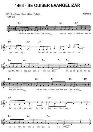 Catholic Church Music (Músicas Católicas) Se Quiser Evangelizar score for Keyboard
