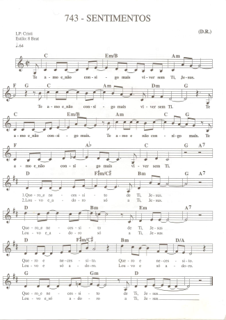 Catholic Church Music (Músicas Católicas)  score for Keyboard