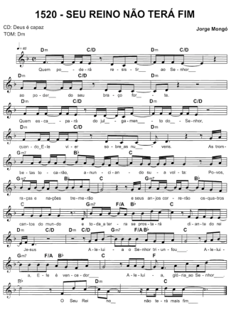 Catholic Church Music (Músicas Católicas) Seu Reino Não Terá Fim score for Keyboard