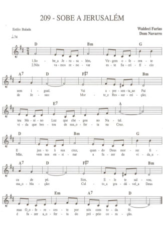 Catholic Church Music (Músicas Católicas)  score for Keyboard