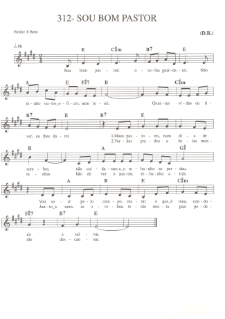 Catholic Church Music (Músicas Católicas) Sou Bom Pastor score for Keyboard