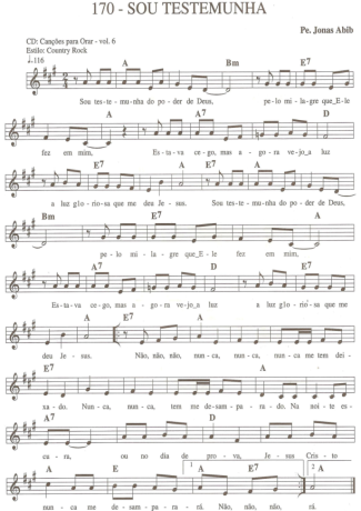 Catholic Church Music (Músicas Católicas)  score for Keyboard