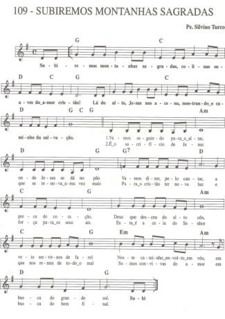 Catholic Church Music (Músicas Católicas)  score for Keyboard