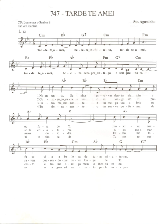 Catholic Church Music (Músicas Católicas)  score for Keyboard