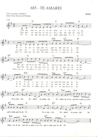 Catholic Church Music (Músicas Católicas)  score for Keyboard