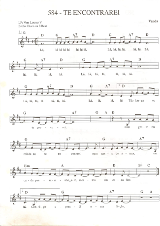 Catholic Church Music (Músicas Católicas) Te Encontrarei score for Keyboard