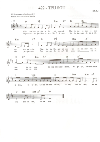 Catholic Church Music (Músicas Católicas)  score for Keyboard