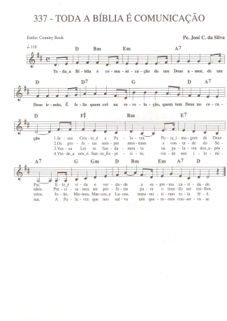 Catholic Church Music (Músicas Católicas)  score for Keyboard