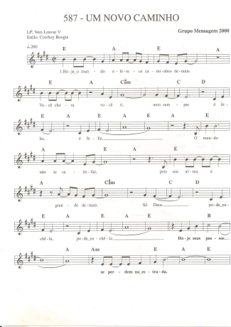 Catholic Church Music (Músicas Católicas) Um Novo Caminho score for Keyboard