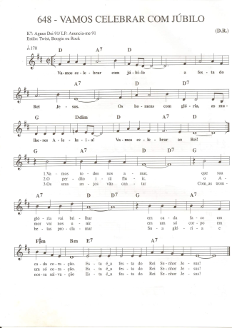 Catholic Church Music (Músicas Católicas)  score for Keyboard