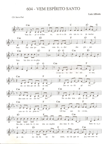 Catholic Church Music (Músicas Católicas)  score for Keyboard