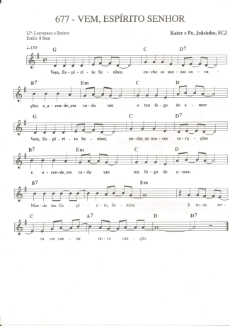 Catholic Church Music (Músicas Católicas)  score for Keyboard