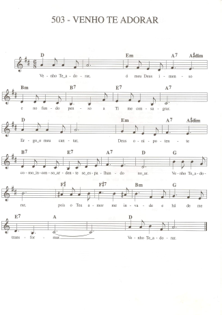 Catholic Church Music (Músicas Católicas)  score for Keyboard