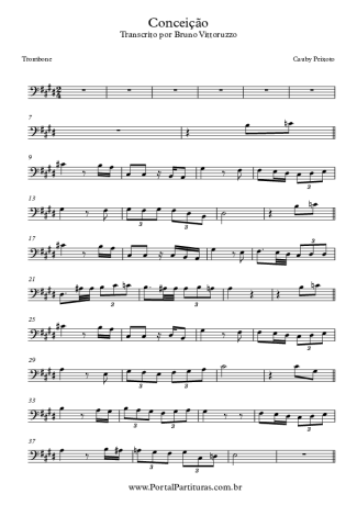 Cauby Peixoto  score for Trombone