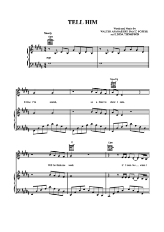 Celine Dion  score for Piano