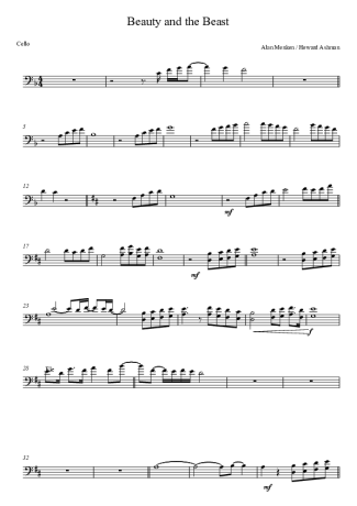 Score for Cello