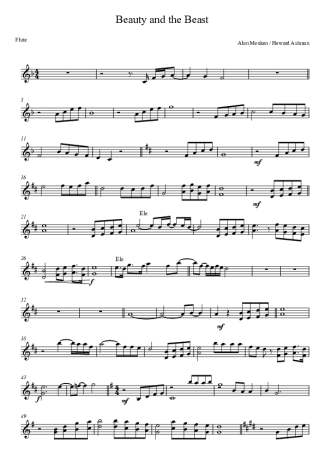 Score for Flute