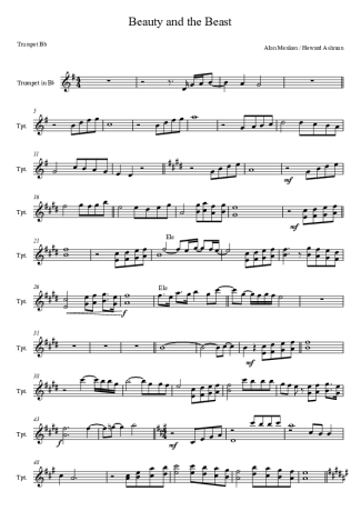 Score for Trumpet