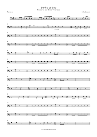 Celly Campello  score for Trombone