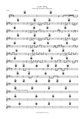 Score for Acoustic Guitar
