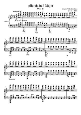 Charles Valentin Alkan  score for Piano