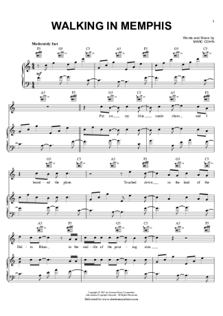 Cher  score for Piano